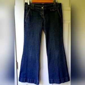 Loft petites wide leg jeans